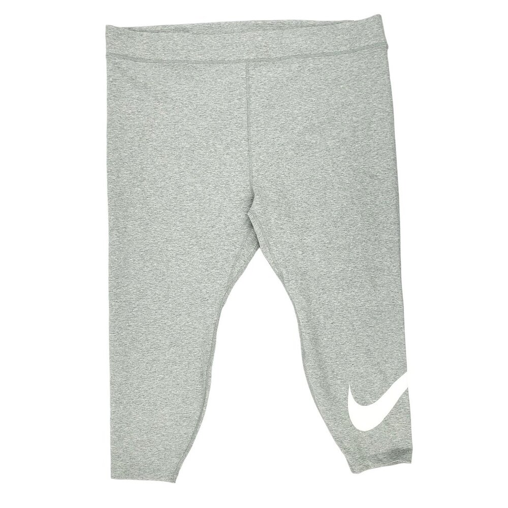 Nike Sportswear Classics Women's Size 3XL High-Waisted Graphic Gray Leggings NWT